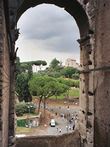 View from the Coliseum, Rome